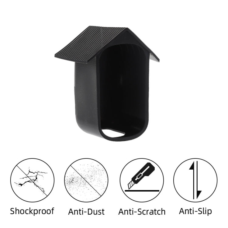 Surveillance Camera Cover Silicone Cover For Eufy 2C, White, Black Surveillance Camera Cover Silicone Cover For Eufy 2C, White, Black